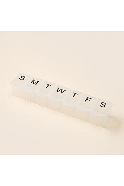 Choice4 white New Mini Weekly Portable Travel 7 Days 7 Grids Pill Box Cases S...