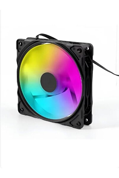 KRL 12cm Kasa İçi Uyumlu Rainbow Işıklı Fan 1 Adet Molex