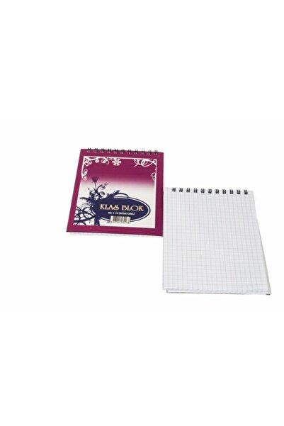Klas Memo Pad No:3 - Spiral Checked Sheets 36S (1 Pack 24 Pcs)