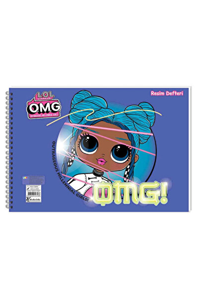 KESKİN COLOR دفتر صور لول Omg مقاس 25 × 35 سم 15 ورقة 300215-79 (قطعة واحدة)