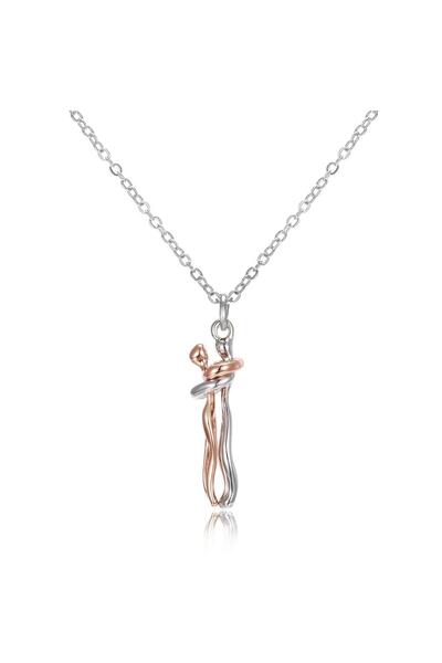 Choice 50cm yong-SilverRoseGold Fashion Hugging Necklace Jewelry Choker Hug P...