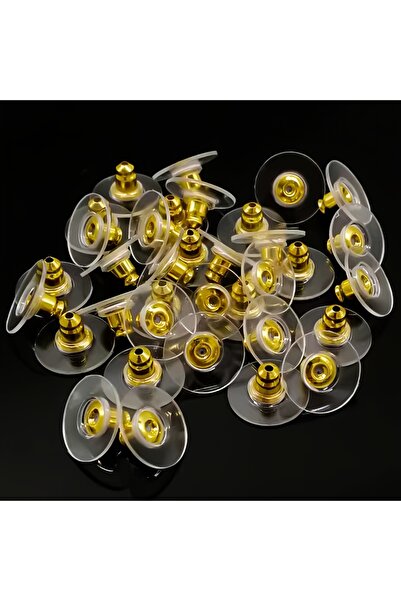 Choice SMT017-GD 50pcs Flying Disc Earplugs DIY Jewelry Accessories Ear Ornam...
