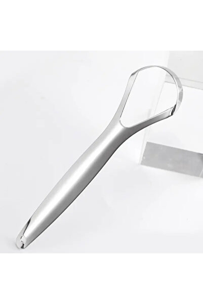 Choice Silver Adult Silicone Tongue Scraper Tongue Cleaner Remove Halitosis T...