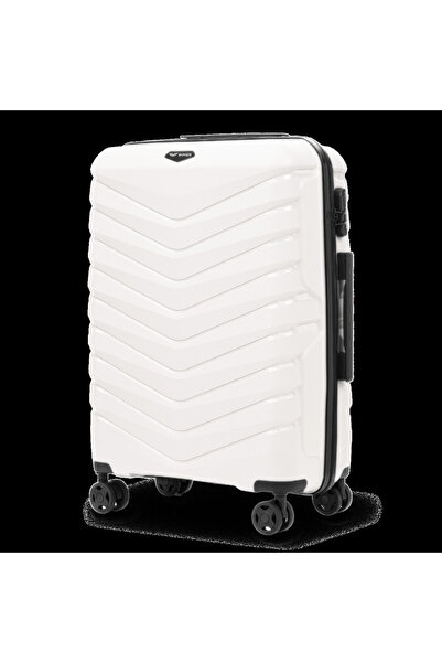 WINGS BRAND Valiză Wings PHOENIX 2.0 Medie din polipropilenă 24 " ALB
