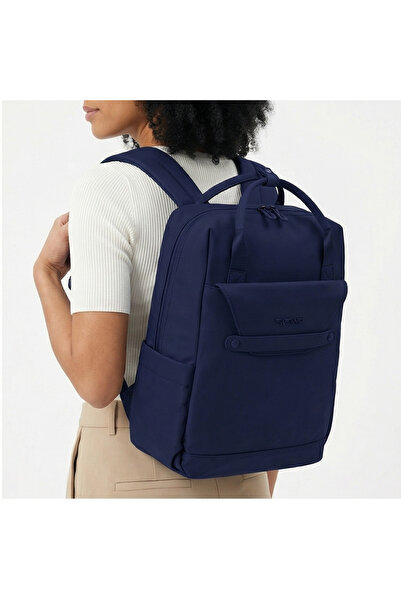 wings Rucsac multifuncțional Skylark Blue cu buzunar pentru laptop de 14”