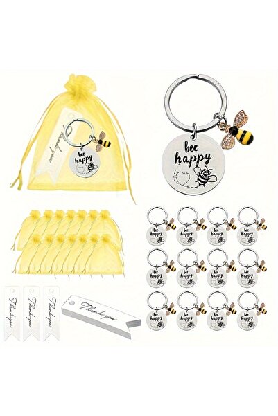 Choice Silver 45pcs, Bee Keychain Gifts, Teacher Gratitude Gifts, Theme Party...