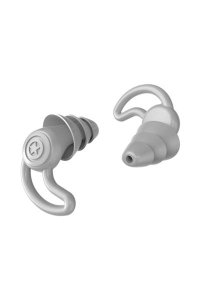 Choice8 B-GRAY 3-Layer Silicone EarPlugs for Swim- Reusable Earplugs, Soft si...