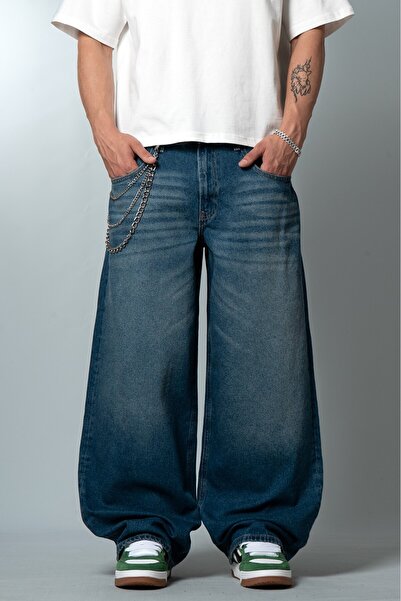 GRJ denim Pantaloni de blugi pentru bărbați Blue Horizon, cu croială largă și...