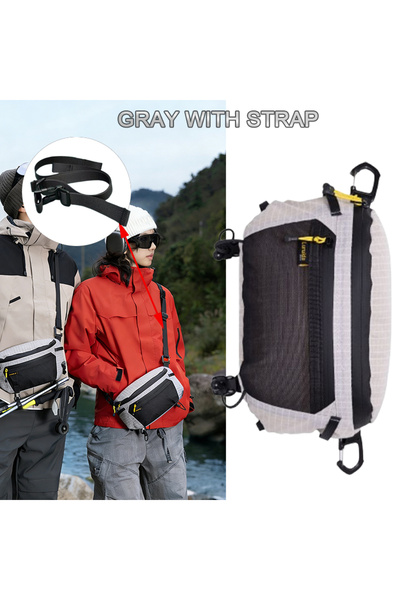Choice WHITE Strap Pack Pouches for Backpack Lightweight Phone Pocket Large C...