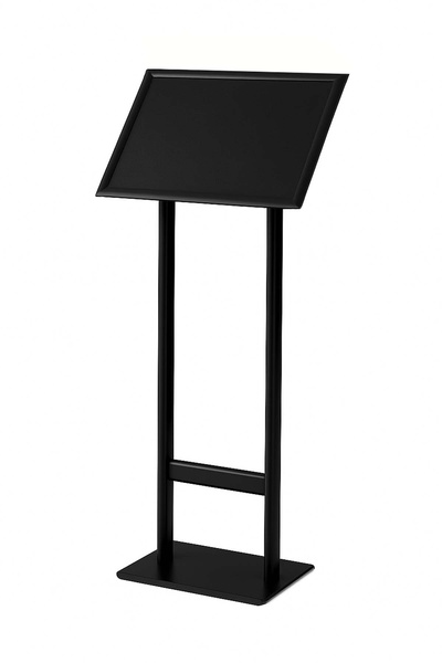 ÖzgürceSeç Double Foot Menu Information Direction Board A3 (30X42) Black