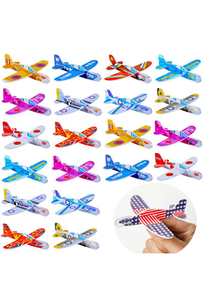 Choice 100PCS 20-100 Pcs/Bag Gliders Planes Foam Assemble Airplane Toys Kids ...