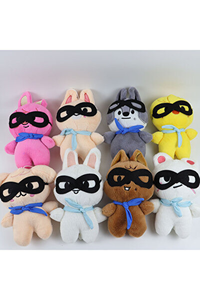 Choice 8pcs Cute Various Shape Dog Plush Keychain Small Pendant Kids Toys Bac...