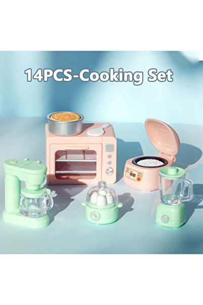 Choice1 Cooking Set DIY Dollhouse Bear Biscuits 1/12 Miniature Furniture Toas...
