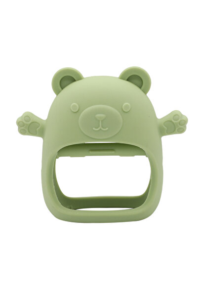 Choice Oliver Silicone teddy bear teething toy for babies, easy to grip and a...
