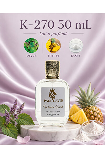 Paul David K-270 ORYANTAL VANİLYA EDP PARFÜM UZUN SÜRE KALICI 50ML