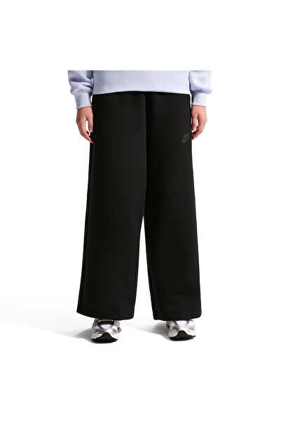 Nike G NSW TCH FLC Παντελόνι με φαρδιά μπατζάκια IM4552-010 Μαύρο