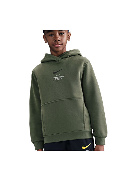 Nike B NSW ATHL PO HOODIE BB IH4313-325 Χακί