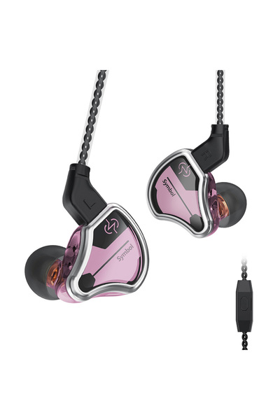 choice2 pink with mic CCZ BC02 Dynamic Driver HiFi IEM With 10MM Carbon Nano ...