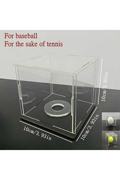 Choice3 L10xW10xH10cm Acrylic Display Box, Fixed with Bottom Plate, Suitable ...