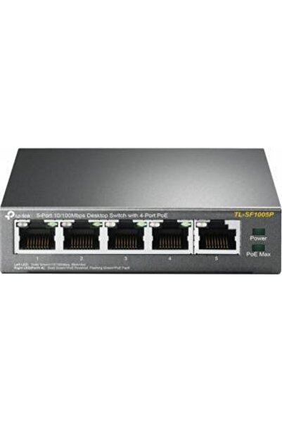TP-LINK Poe (Power Over Ethernet) Switch 5 Porturi 10/100m (4 Porturi Poe), C...