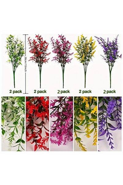 Choice Mix 6Pcs Artificial Lavender Flowers Bouquet Party Gift Wedding Decora...