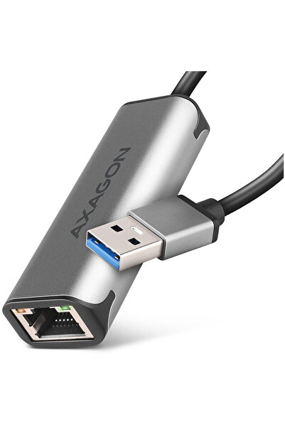 Axagon Adaptor retea ADE-25R, USB 3.2 Tip C, RJ-45, 2.5 Gb, Gri