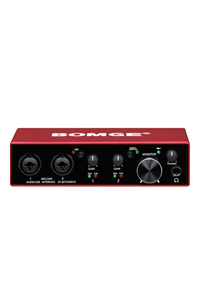 Choice BMG-22R BOMGE BMG-22R Audio Interface, 24-Bit/192kHz High-Resolution R...