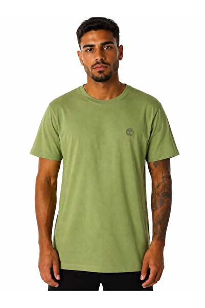Timberland B0A2Bprbq01-R Dunstan River Short Sleeve Tee Men's T-Shirt Green