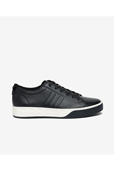 Greyder Erkek Siyah Hakiki Deri Sneaker Ayakkabı 6Y1SA13292