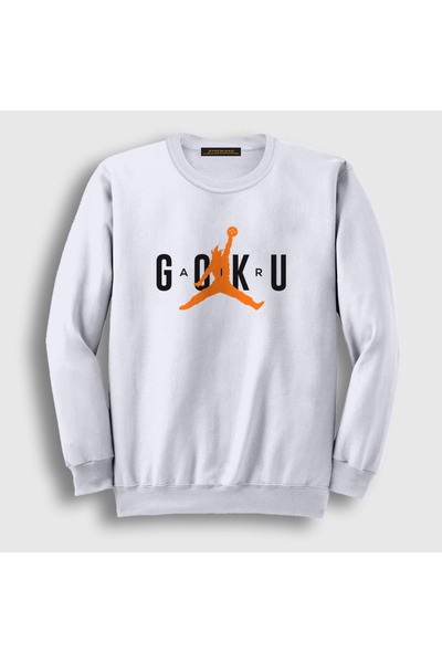 Presmono Unisex bela majica sa motivom Goku iz anime serije Dragon Ball 235697tt