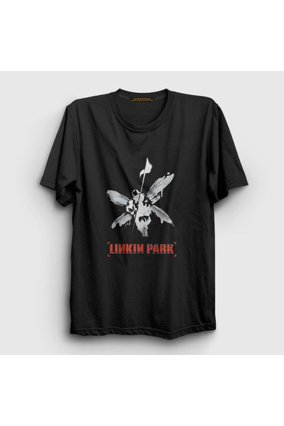 Presmono Unisex Black Hybrid Theory Linkin Park T-shirt 97511tt