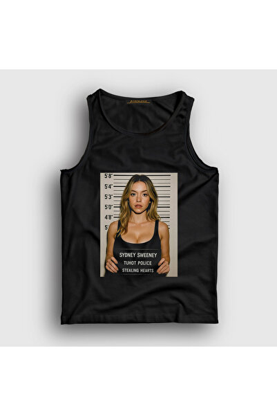 Presmono Unisex Black Stealing Hearts Sydney Sweeney Tank Top 594543Tt