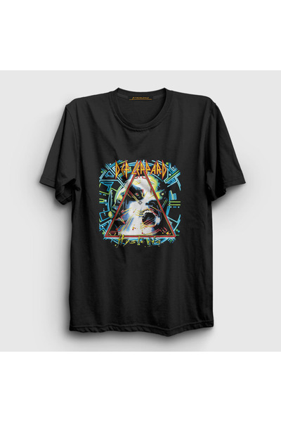 Presmono Def Leppard Hysteria Black Unisex T-Shirt - 447633 tt