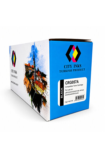 City Inks حبر تركي سيتي انك متوافق مع Canon 057 أسود (Blac...