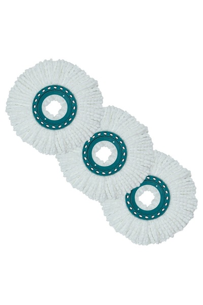 Choice 3PCS 3PCS Microfiber Replacement Head Hands-free Rotating Mop Cloth fo...