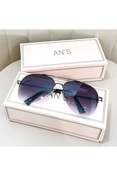 Choice4 PURPLE Fashion Gradient Sunglasses for Men Big Frame Pilot Sun Glasse...