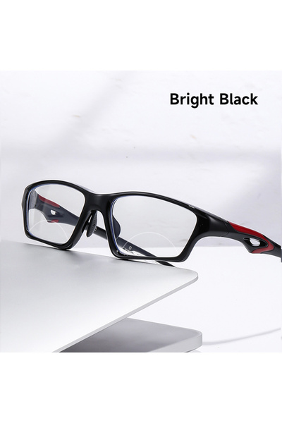 Choice16 +250 black Anti-blue Light Bifocal Reading Glasses Men Sports Photoc...