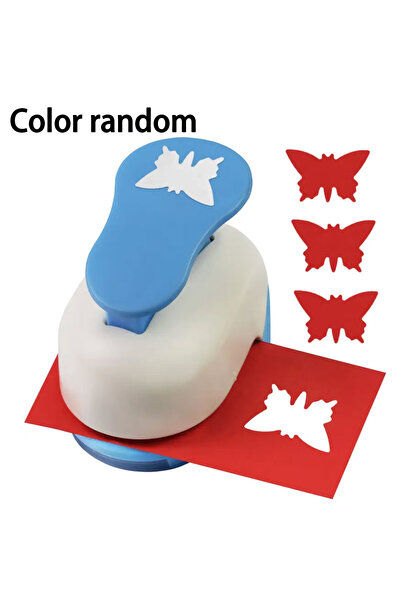 Choice 8810-25mm 8/16/25/38/50mm Random Color Butterfly Shape Hole Punch, DIY...