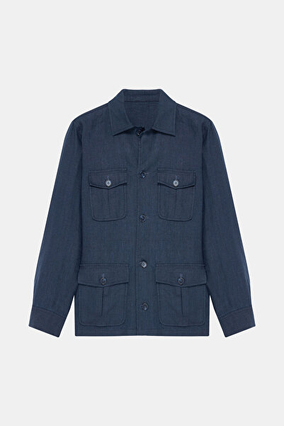 W Collection LACİVERT DÜĞMELİ CEKET