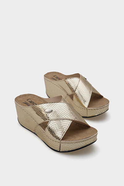 Capone Outfitters Anatomická měkká pohodlná podrážka na klínovém podpatku Mot...