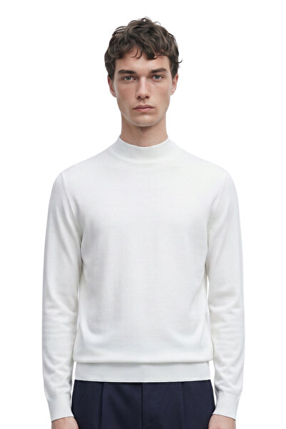 ANTHONY JACKSON Premium Men's Half Turtleneck Knit Sweater Gregorio