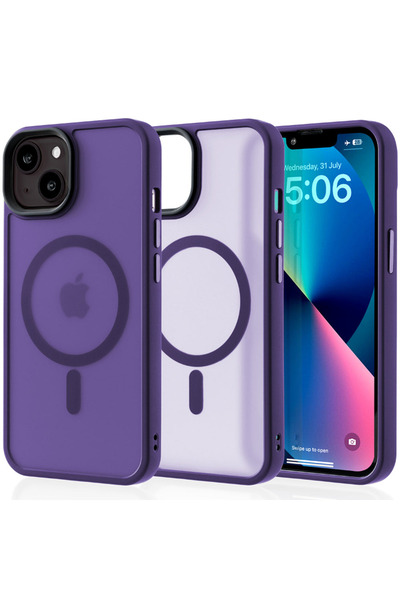 Casey Studios MagSafe case iPhone 13, wireless charging, raised edges, slim, ...