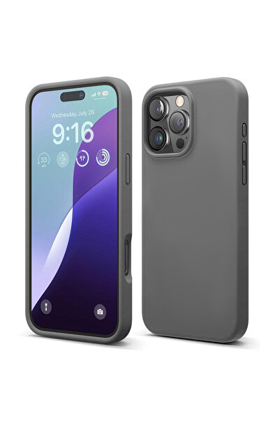 Casey Studios Силиконов калъф iPhone 16 Pro, с микрофибър, тънък, защитен, по...