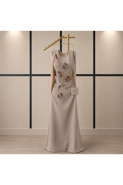 GORI FASHION Luxury Evening Dress Embroidery