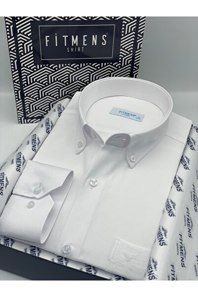Fitmens Classic Long Sleeve Cotton Collared Buttoned Gift Boxed Easy-Iron Men...