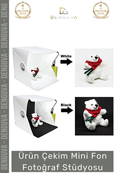 Denguva #ÜrünÇekimÇadırı Profesyonel Fotoğraf Çekim Kutusu Taşınabilir Mini B...