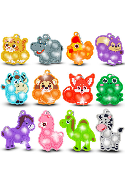 Choice 12Pcs Random Colors 12Pcs Mini Colorful Animal Camel Frog Sheep Pop Fi...