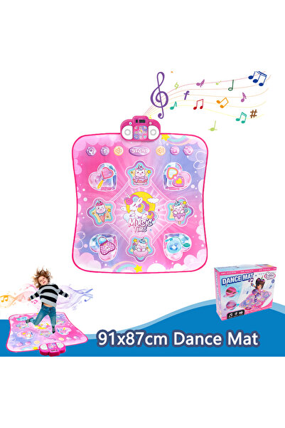 Choice9 91x87cm Pink-box Kids Electronic Dance Mat Dancing Blanket Double Pla...