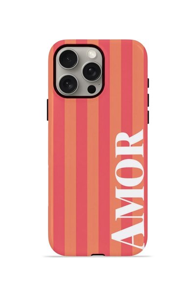 PiyasaSepeti iPhone 15 Pro Max Vorian Double Layer Case Amor Sunset