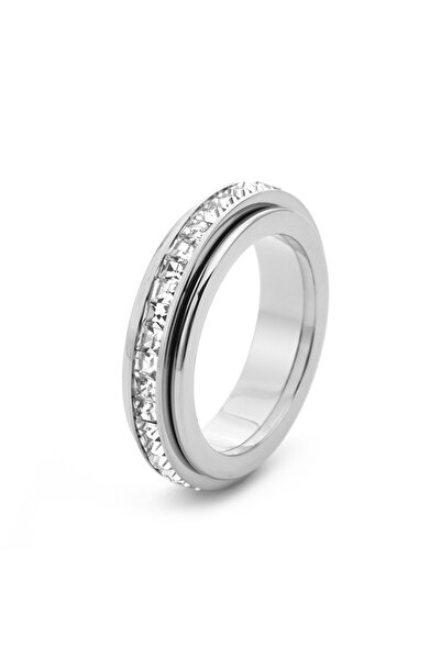Choice5 10 Silver Color 316L Stainless Steel Mens Jewelry AAA Cubic Zirconia ...